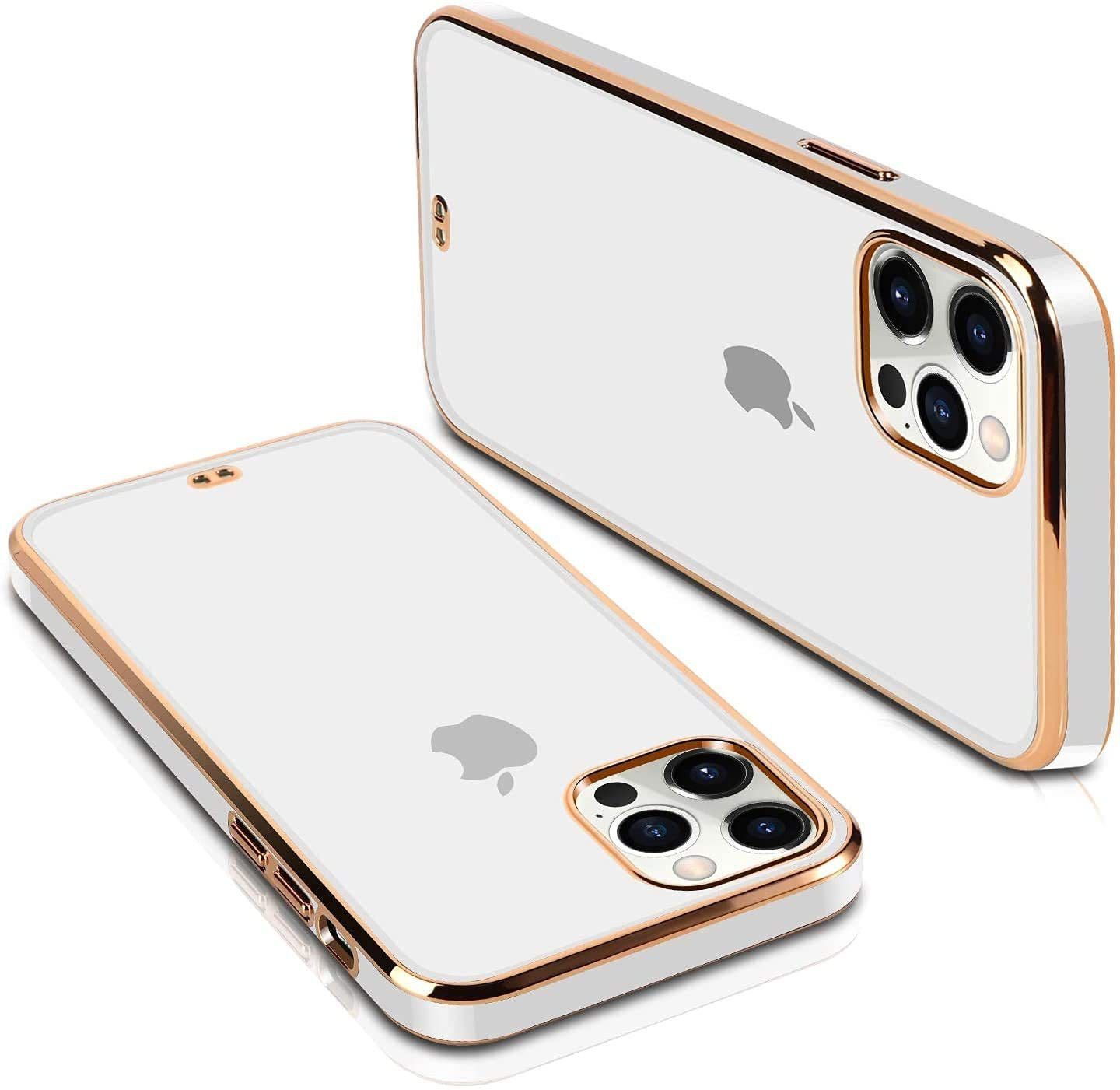 Micvir Back Cover for Apple iPhone 12 Pro (White, Silicon, Pack of: 1)