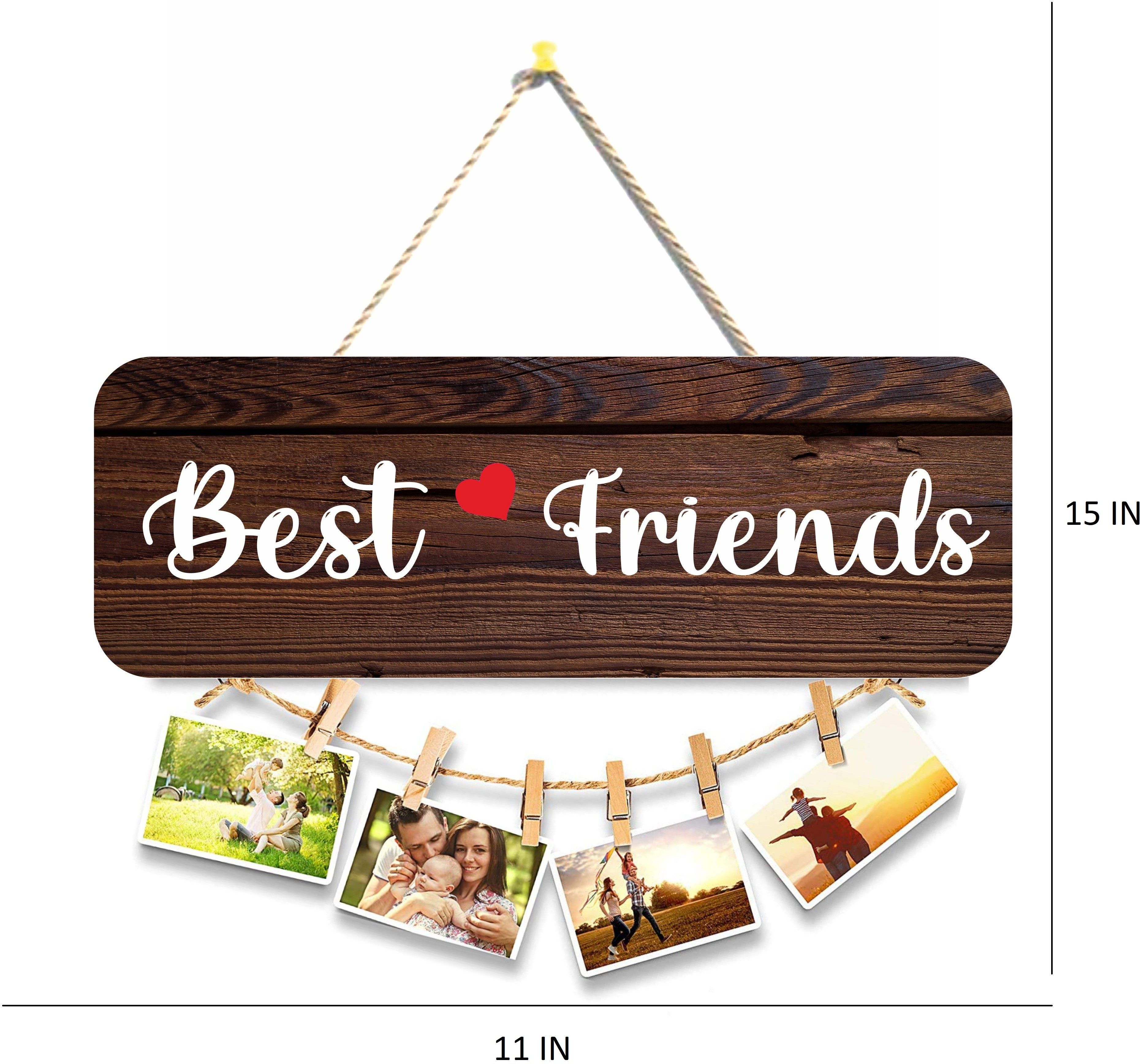 Best Friends Beautiful Wooden Wall Hanging