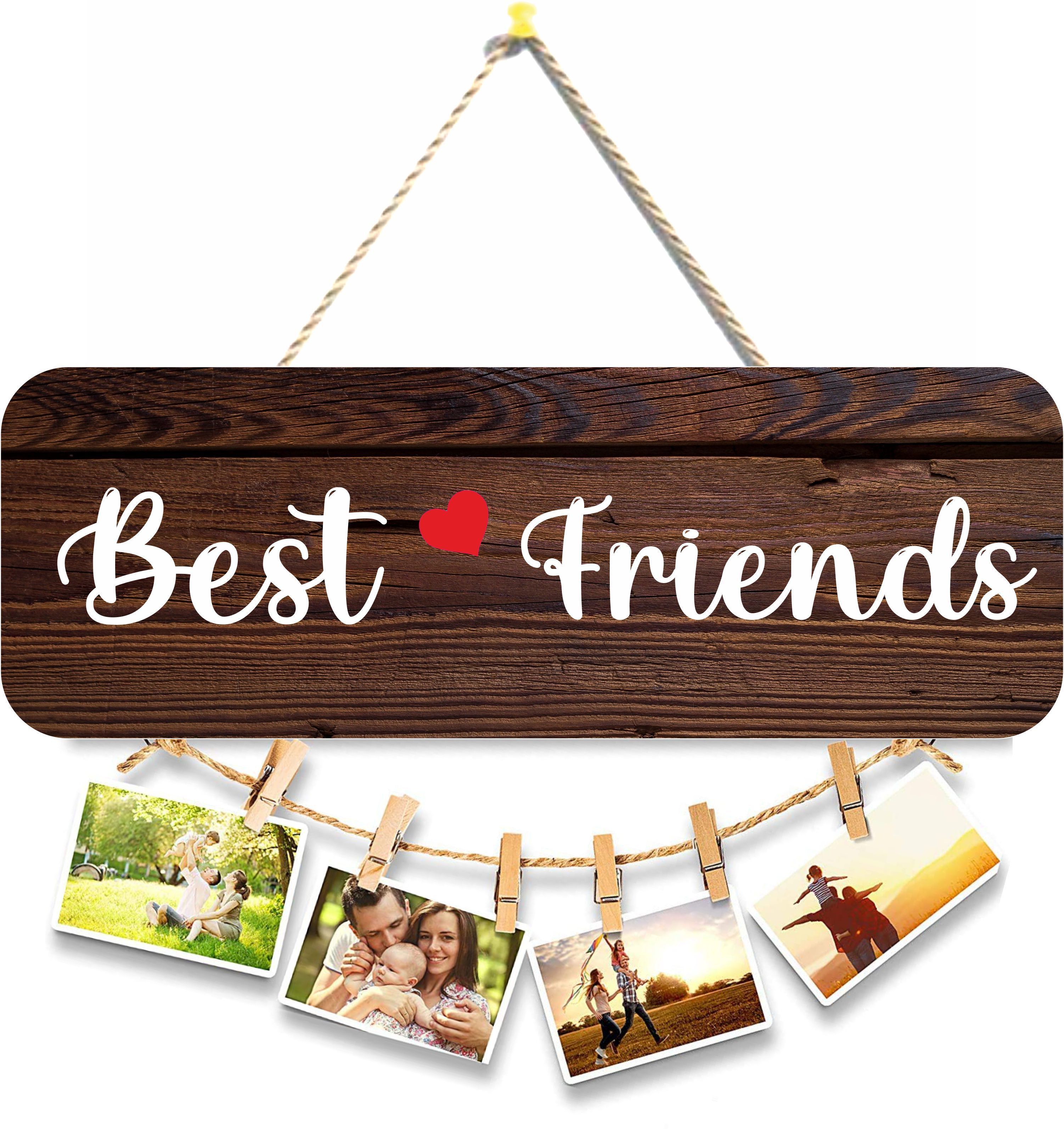 Best Friends Beautiful Wooden Wall Hanging