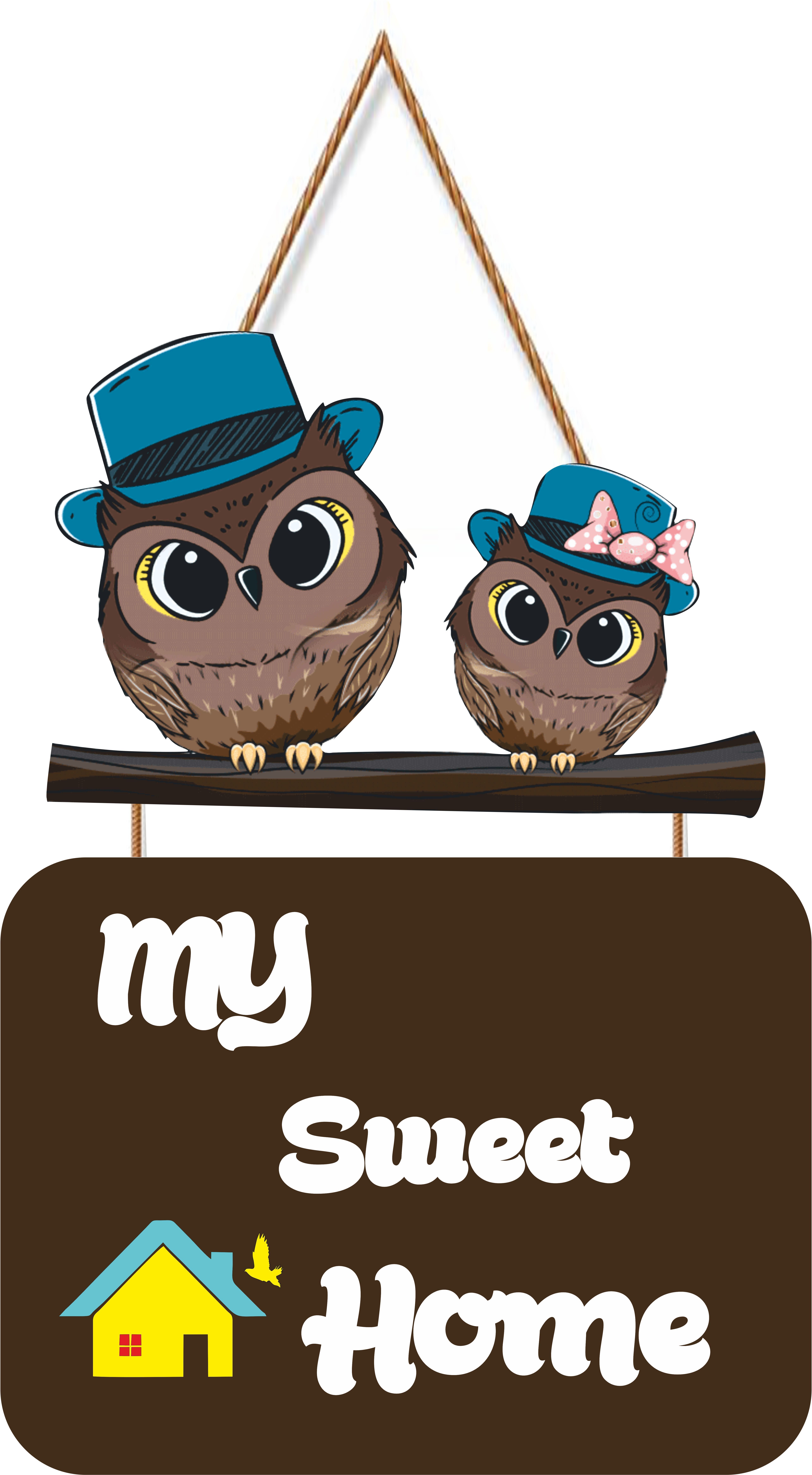 My Sweet Home Beautiful Wooden Wall Hanging For Home Wall Decoration Item