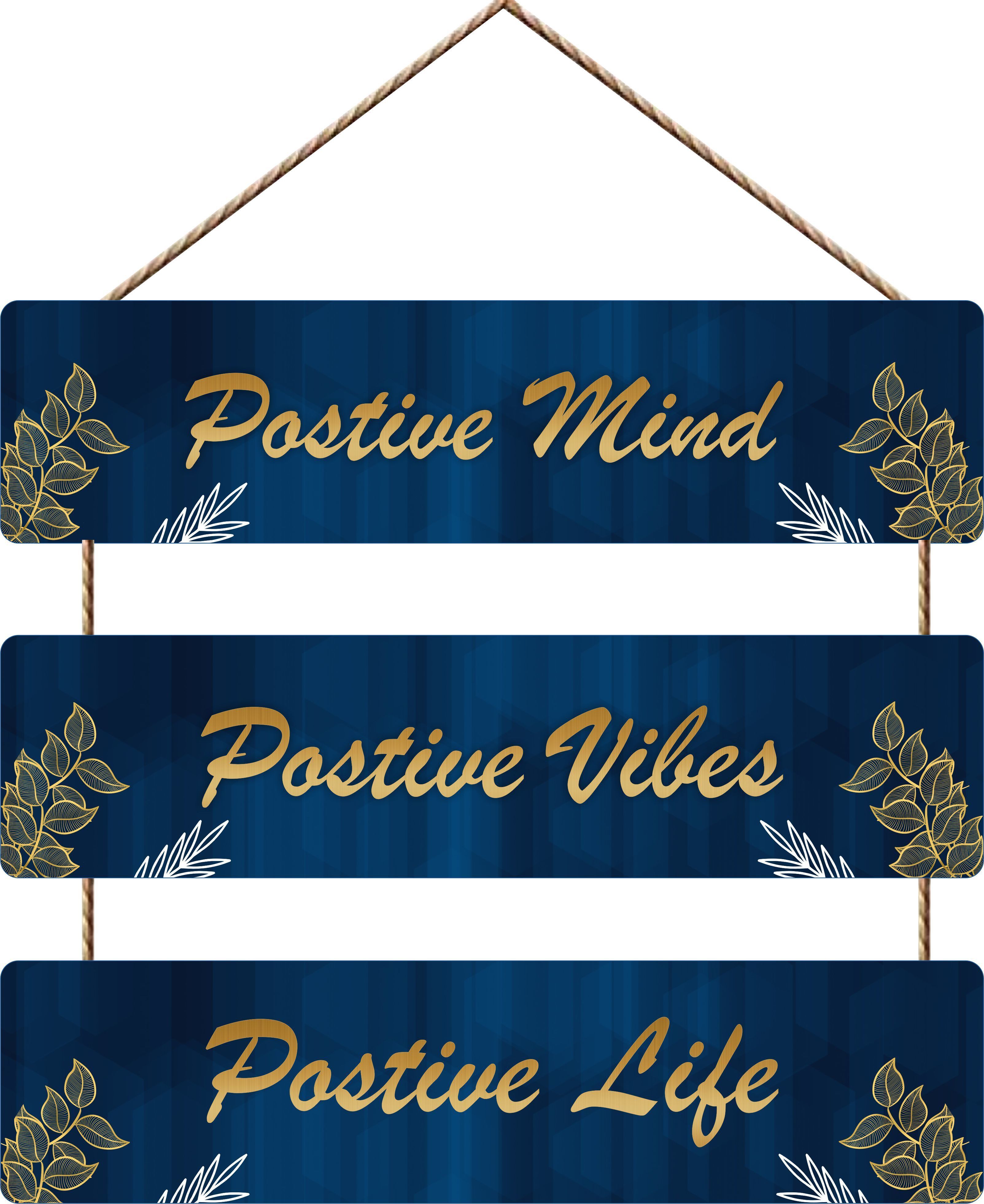 Positive Quotes Wooden Hanging for Home|Office|Living Room Decoration