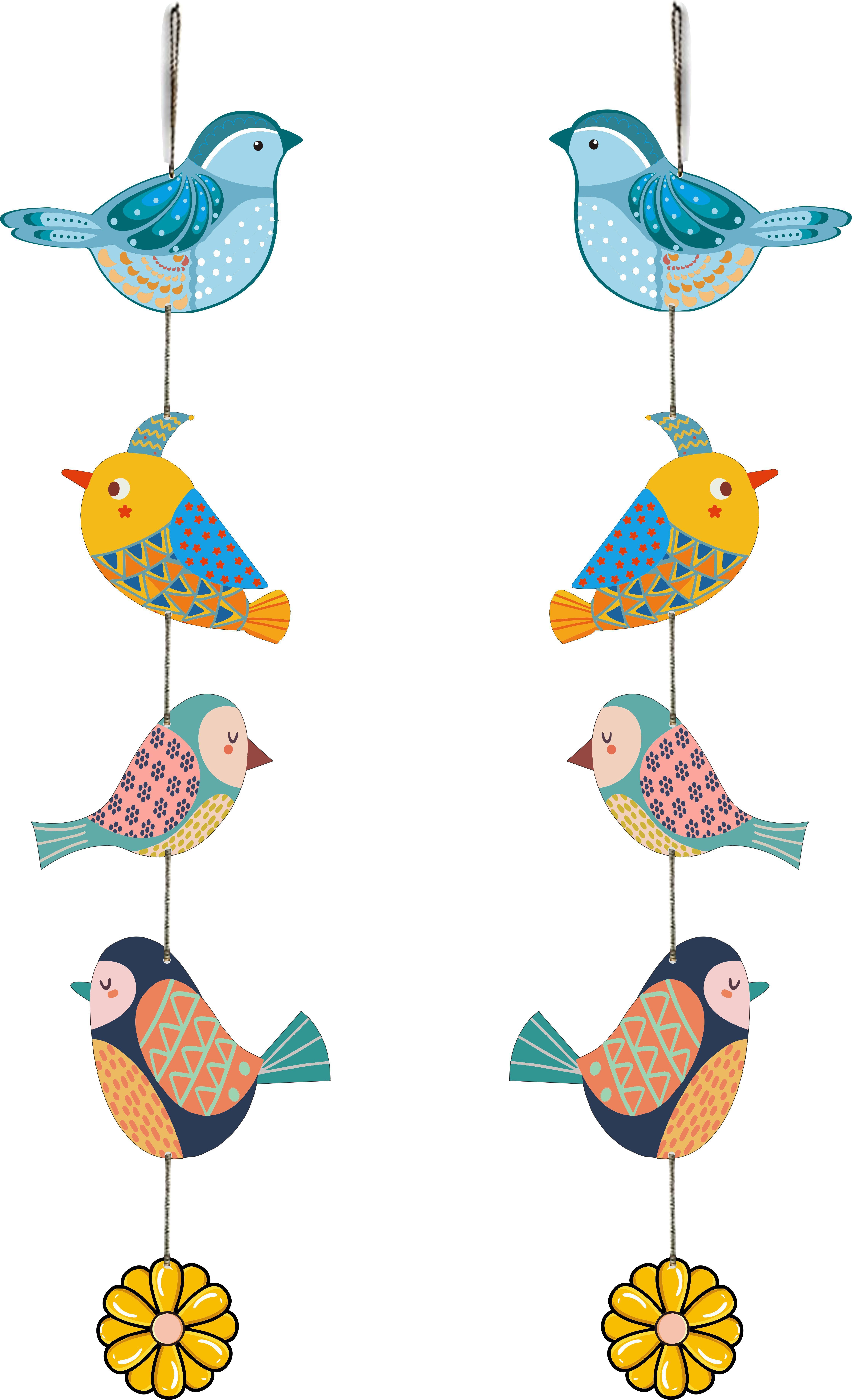 BIRD Mdf home wall Beautiful wooden wall hanging for home wall decoration