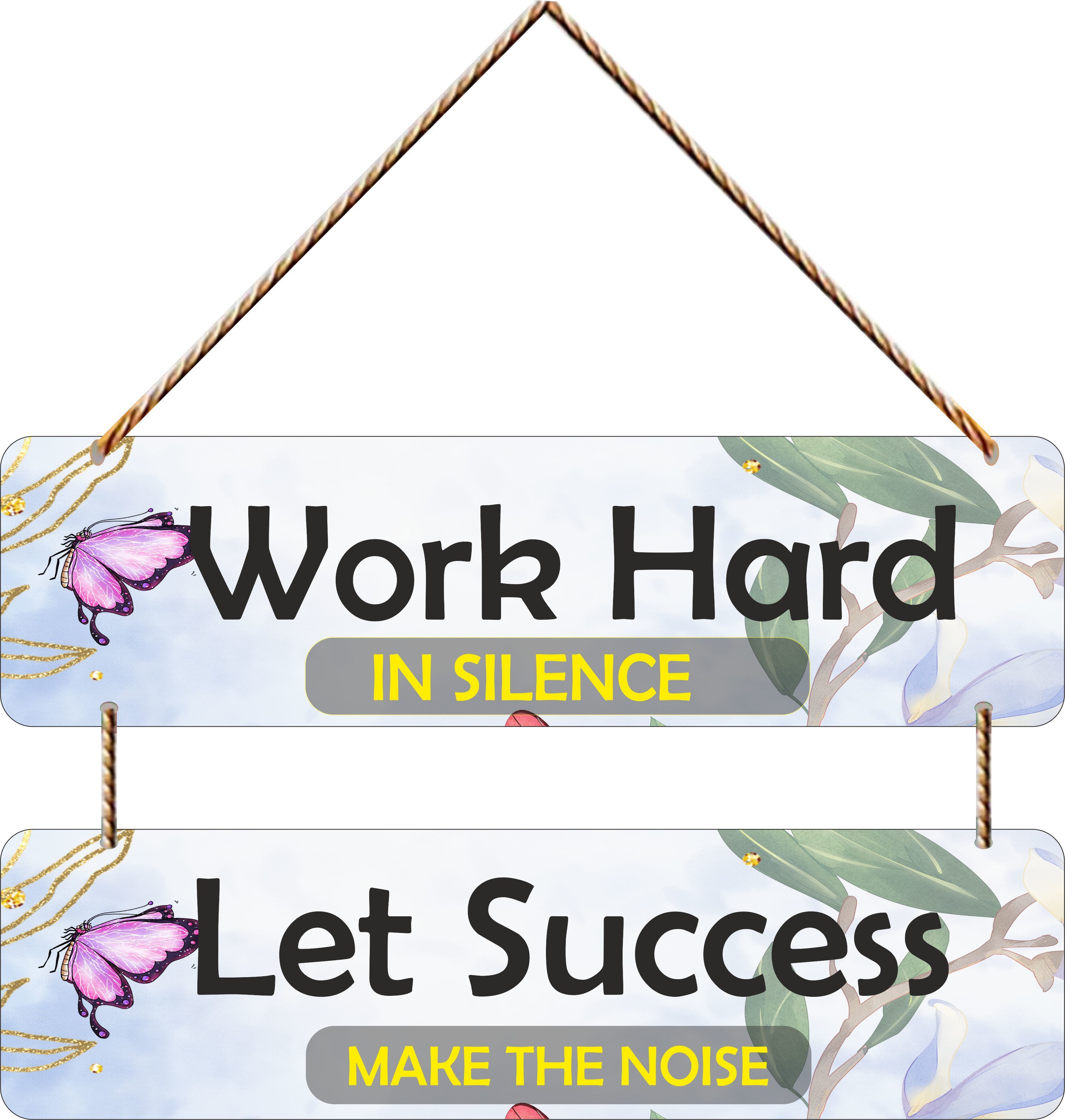 Hard work Motivational for room,office wall hanging for home wall