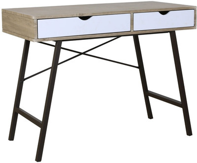 HomeTown Imperial Engineered Wood Study Table(Free Standing, Finish Color - Oak)