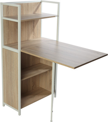 Godrej Interio Engineered Wood Study Table(Free Standing, Finish Color - Light Oak)