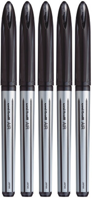 Uni Ball Air Roller Ball Pen(Pack of 5, Black) Uni Ball Air Roller Ball Pen(Pack of 5, Black)