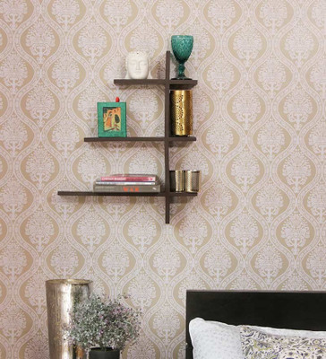New Look Mw20 Black Wooden Wall Shelf(Number of Shelves - 3, Black) New Look Mw20 Black Wooden Wall Shelf(Number of Shelves - 3, Black)