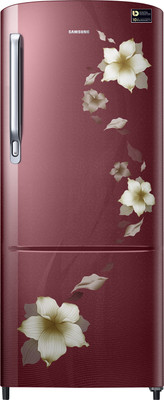SAMSUNG 192 L Direct Cool Single Door Refrigerator(RR20M172ZR2-HL/ RR20M272ZR2-NL, Star Flower Red, 2017)