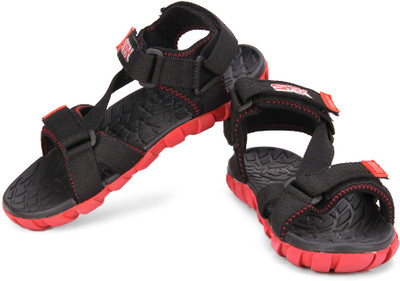 Bata F1 Men Black, Red Sports Sandals