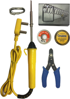 Gadget Deals 6 in 1 soldering kit 25 W Simple(Flat Tip)