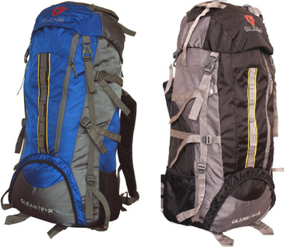 Gleam 2209 Mountain / Hiking / trekking bag 75 Ltrs with Rain Cover(Multicolor, Backpack)