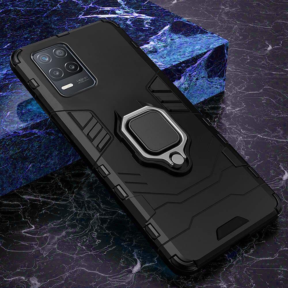 Xolia Back Cover for Realme 8 5G, Realme 8s 5G, Realme Narzo 30 5G (Black, Shock Proof, Plastic, Silicon, Pack of: 1) — image 3 of 5