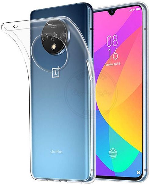 Oneplus 7T - Transparent Transparent Soft 2MM Back Cover