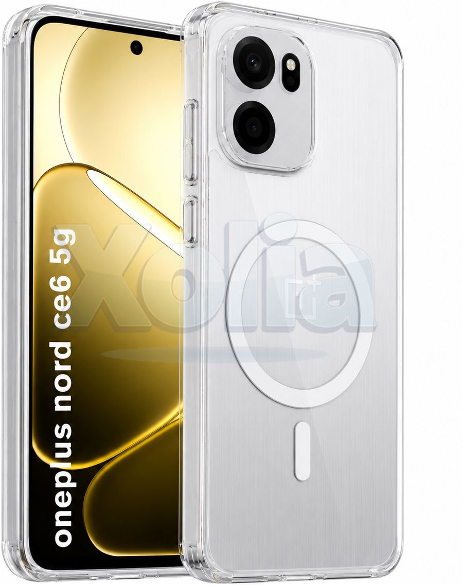 Xolia Back Cover for OnePlus Nord 6 5G (White, Shock Proof, Polycarbonate, Silicon, Pack of: 1)