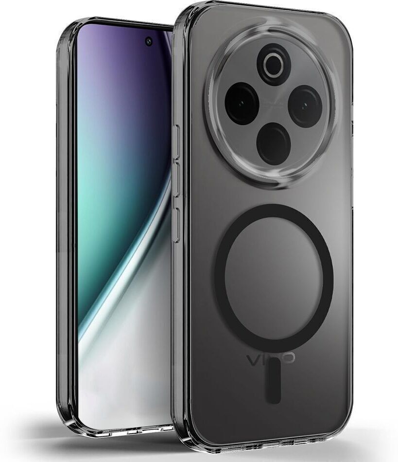 Xolia Back Cover for vivo T4 5G (Black, Shock Proof, Polycarbonate, Pack of: 1)