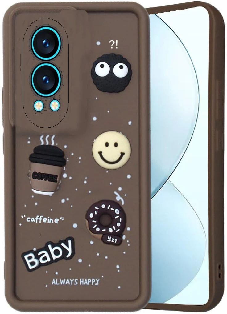 Micvir Back Cover for OnePlus Nord CE 4 Lite (5G) (Brown, Silicon, Pack of: 1) — image 1 of 1
