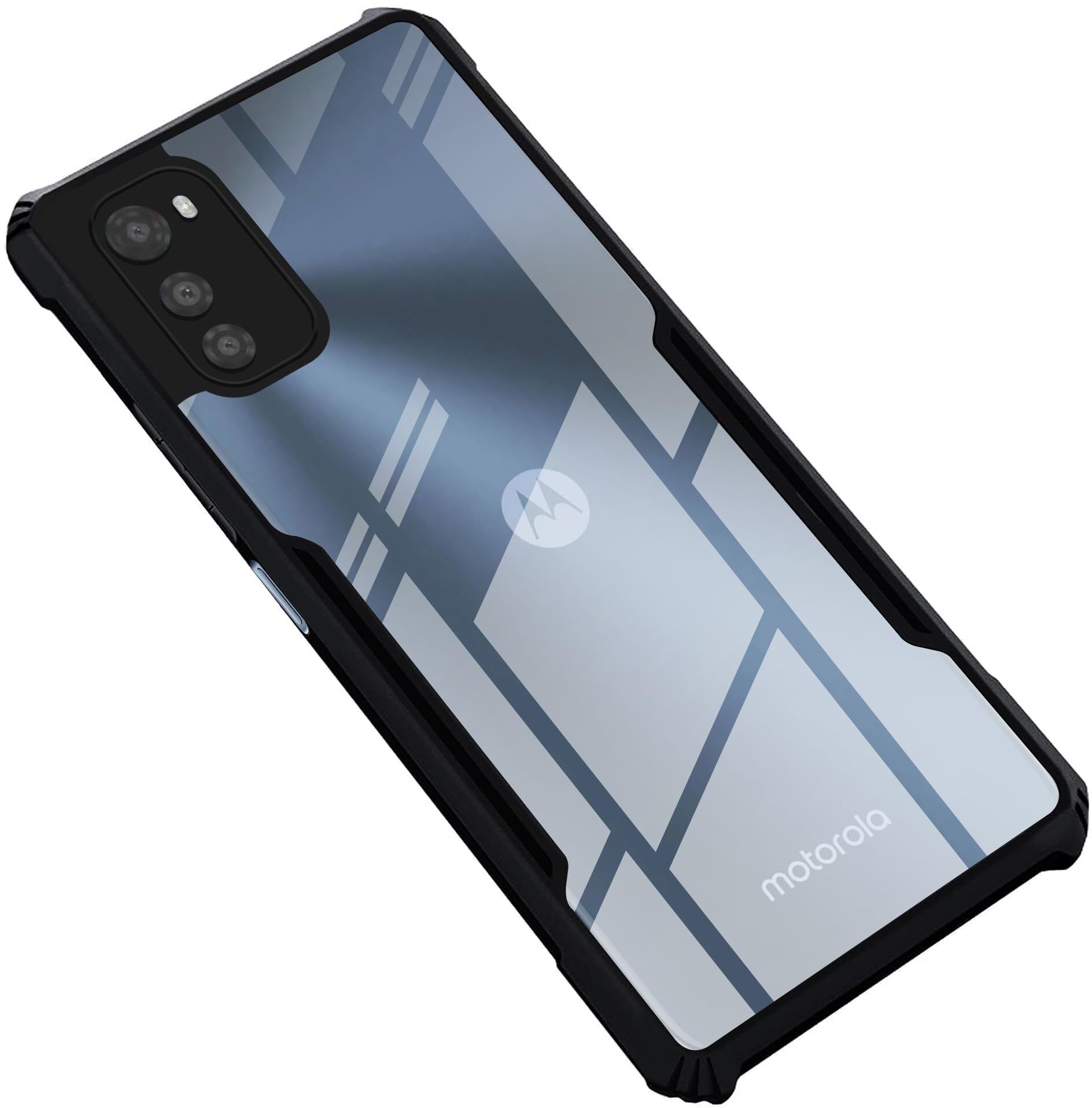 Black Border - Transparent Back iPaky Mobile Back Cover Case