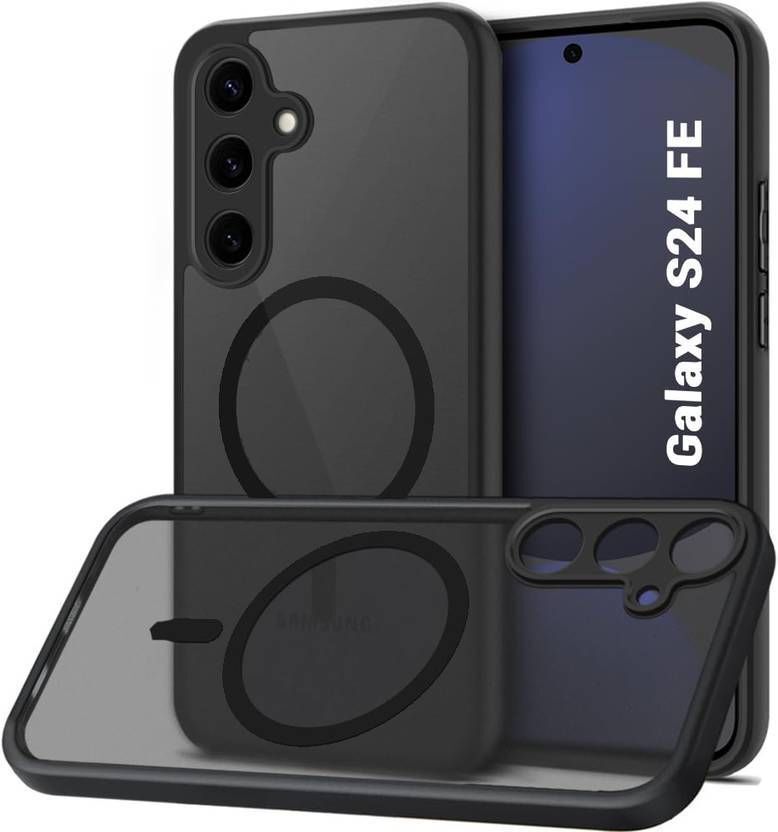 Xolia Back Cover for SAMSUNG Galaxy S24 FE 5G (Black, Shock Proof, Polycarbonate, Silicon, Pack of: 1) — image 1 of 1