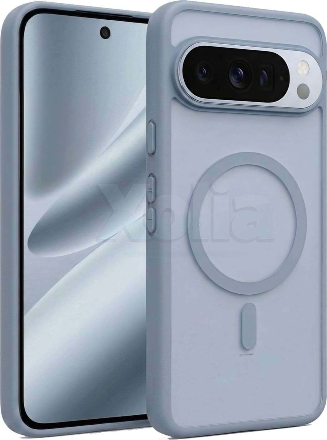 Xolia Back Cover for Google Pixel 10 Pro (Grey, Shock Proof, Polycarbonate, Silicon, Pack of: 1)