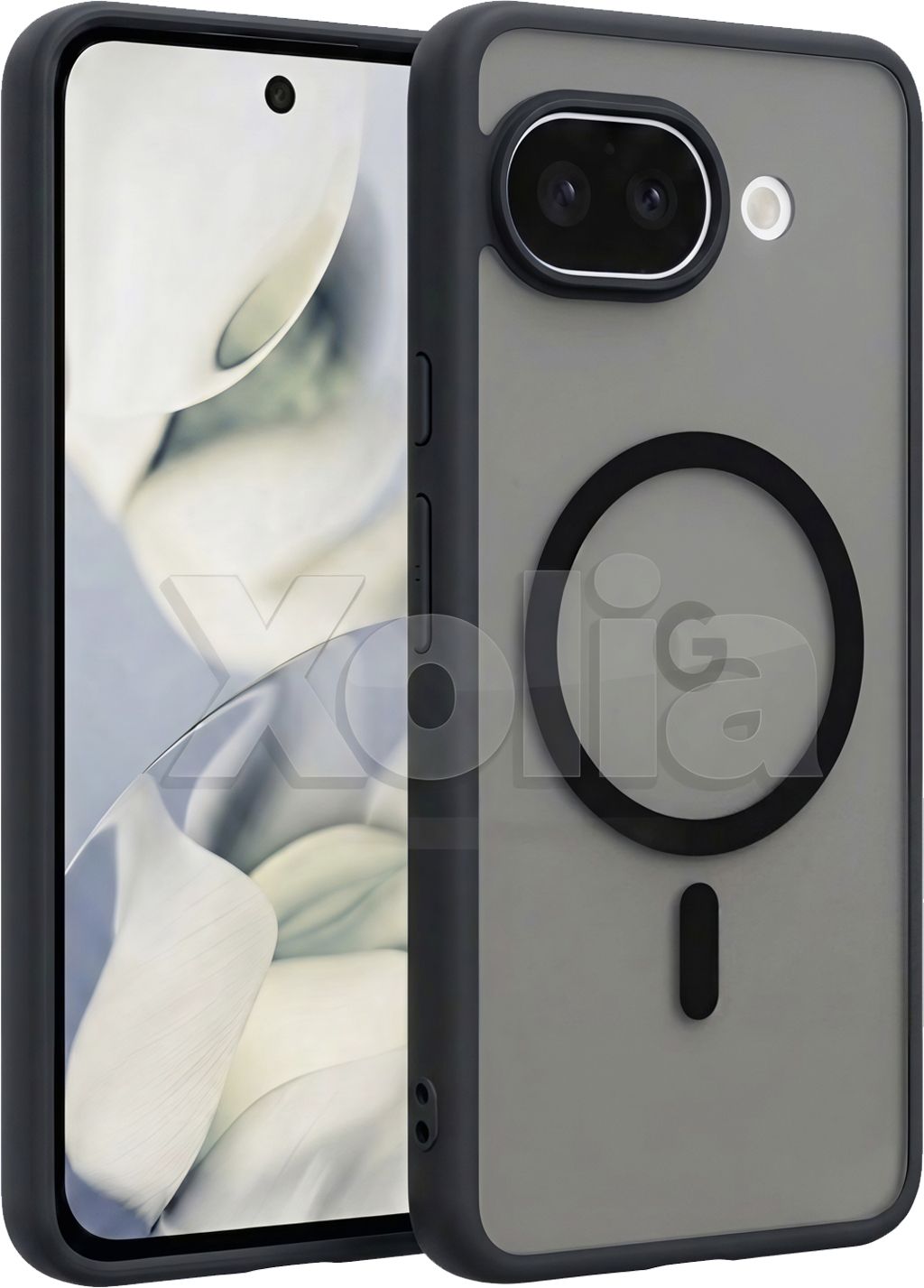 Xolia Back Cover for Google Pixel 9A (Black, Shock Proof, Polycarbonate, Silicon, Pack of: 1)