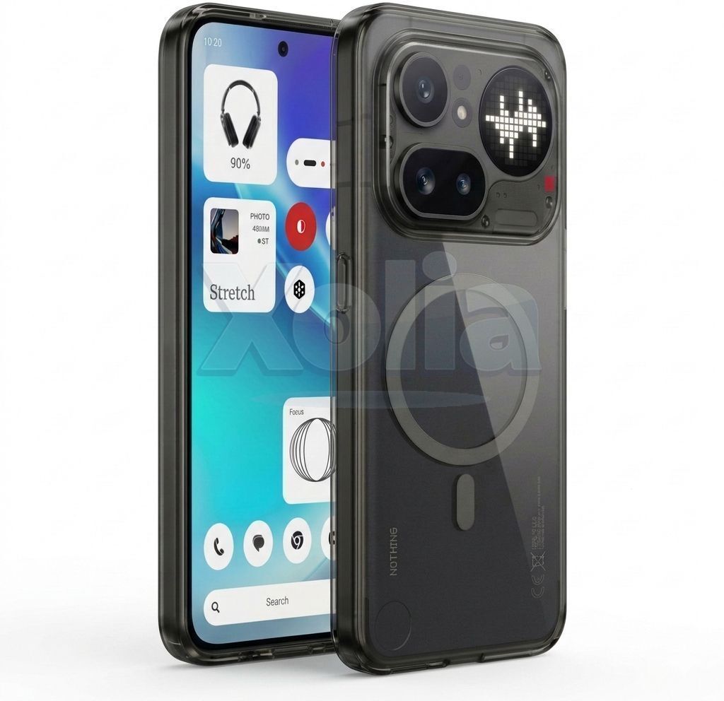 Xolia Anti Yellow Back Cover for Nothing Phone 4a Pro 5G (Black, Anti-Yellow, Polycarbonate, Pack of: 1)