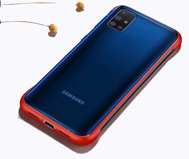 Micvir Back Cover for Samsung Galaxy M31s (Red, Camera Bump Protector, Pack of: 1)