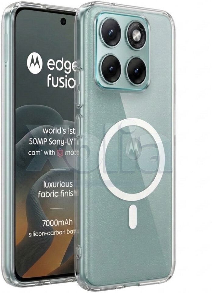 Xolia Anti Yellow Back Cover for MOTOROLA Edge 70 Fusion 5G (Transparent, Anti-Yellow, Polycarbonate, Pack of: 1)