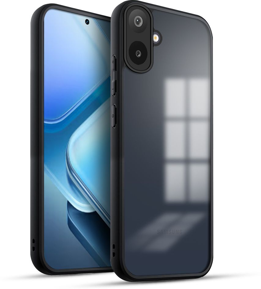 Micvir Back Cover for SAMSUNG Galaxy A07 5G (Transparent, Black, Shock Proof, Pack of: 1)