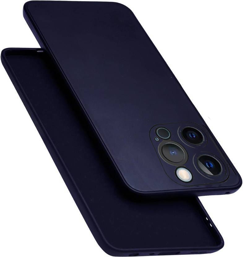 Xolia Back Cover for Apple iPhone 12 Pro Max (Blue, Dual Protection, Silicon, Pack of: 1)