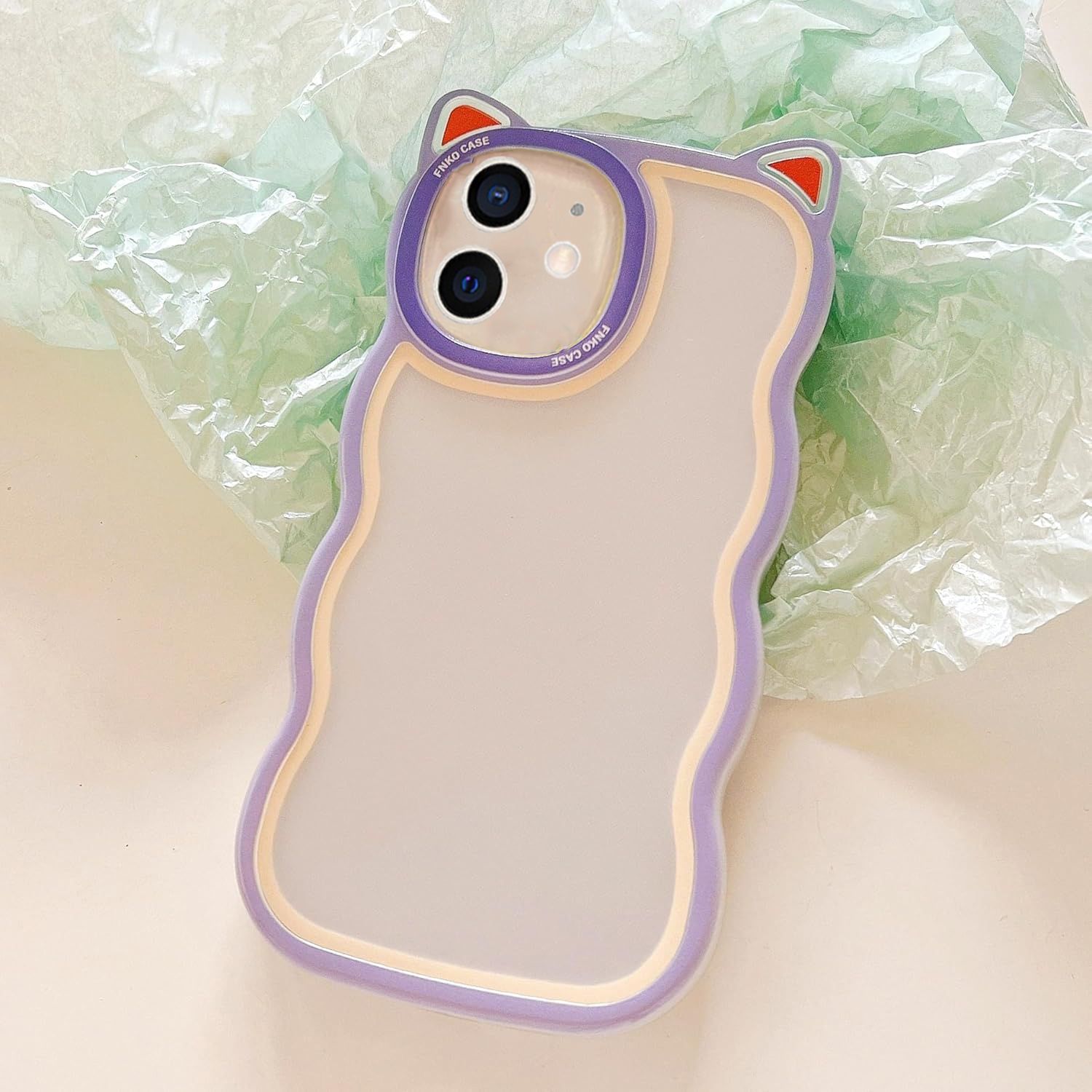 Micvir Back Cover for iPhone 11 (Purple, Silicon, Pack of: 1)