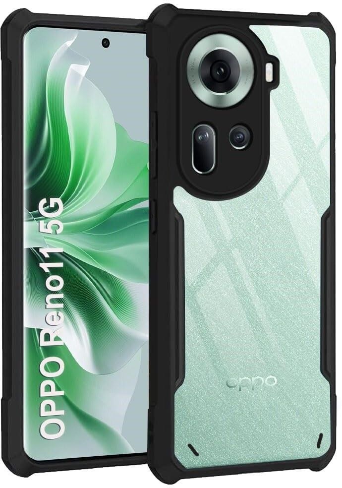 Black Border - Transparent Back iPaky Mobile Back Cover Case