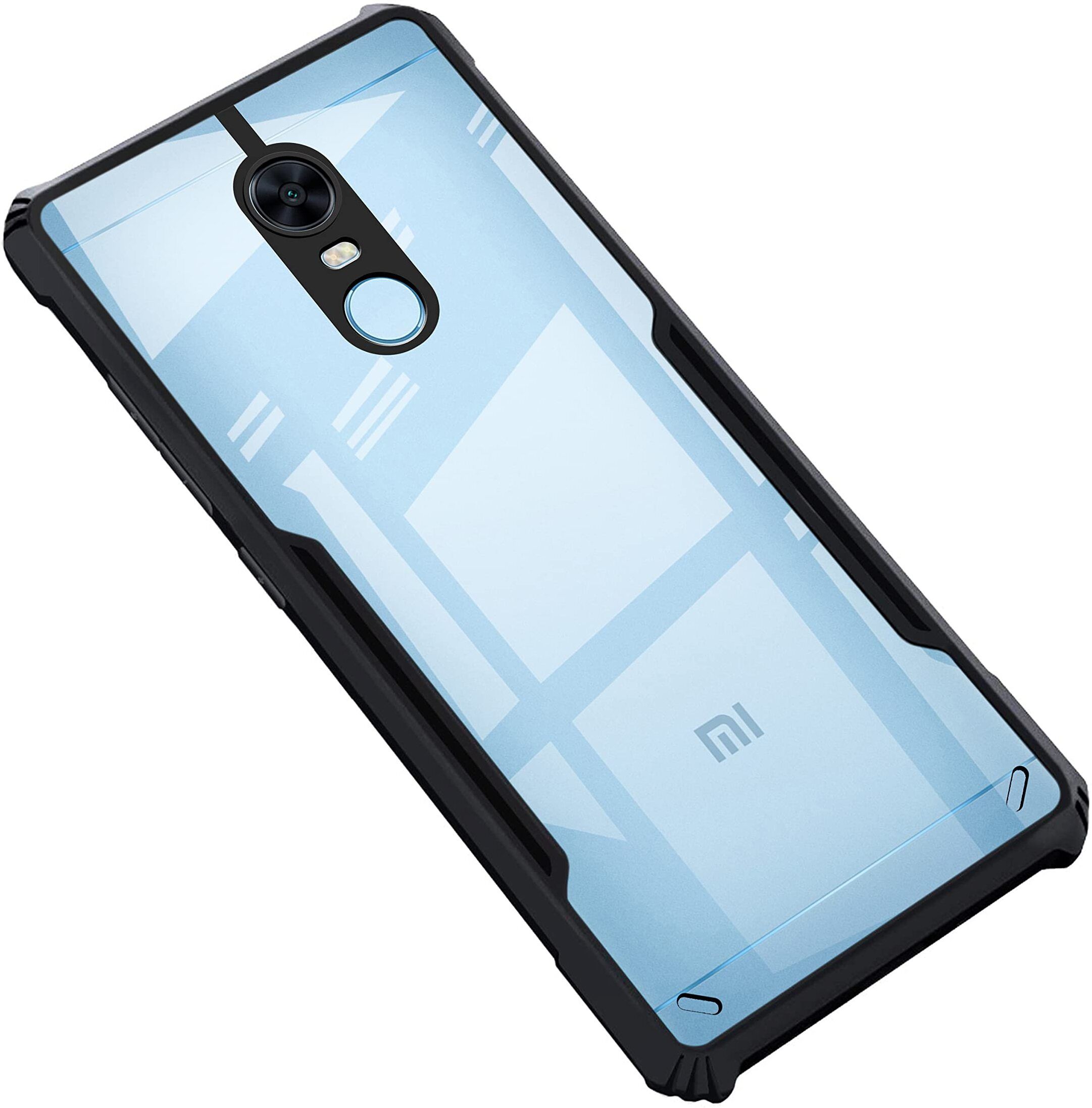 Black Border - Transparent Back iPaky Mobile Back Cover Case