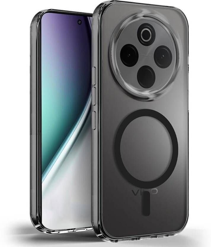 Xolia Back Cover for iQOO Z10 5G (Black, Shock Proof, Polycarbonate, Pack of: 1)