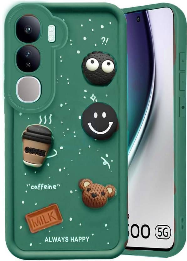 Micvir Back Cover for Vivo Y31 5G (Green, Silicon, Pack of: 1) — image 1 of 1