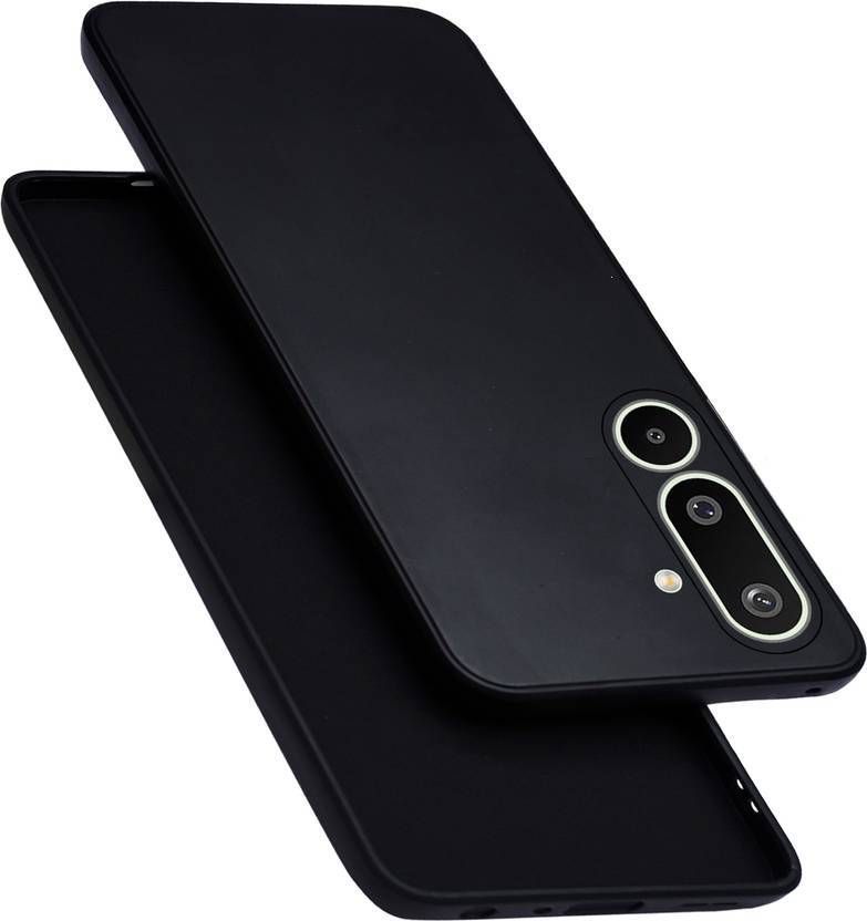 Micvir Back Cover for Samsung Galaxy M36 5G (Black, Dual Protection, Silicon, Pack of: 1) — image 1 of 1