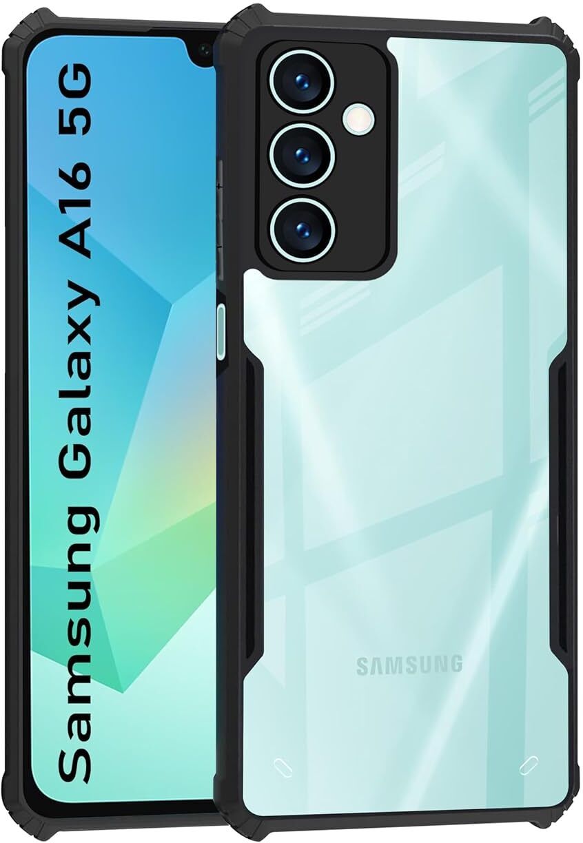 Black Border - Transparent Back iPaky Mobile Back Cover Case