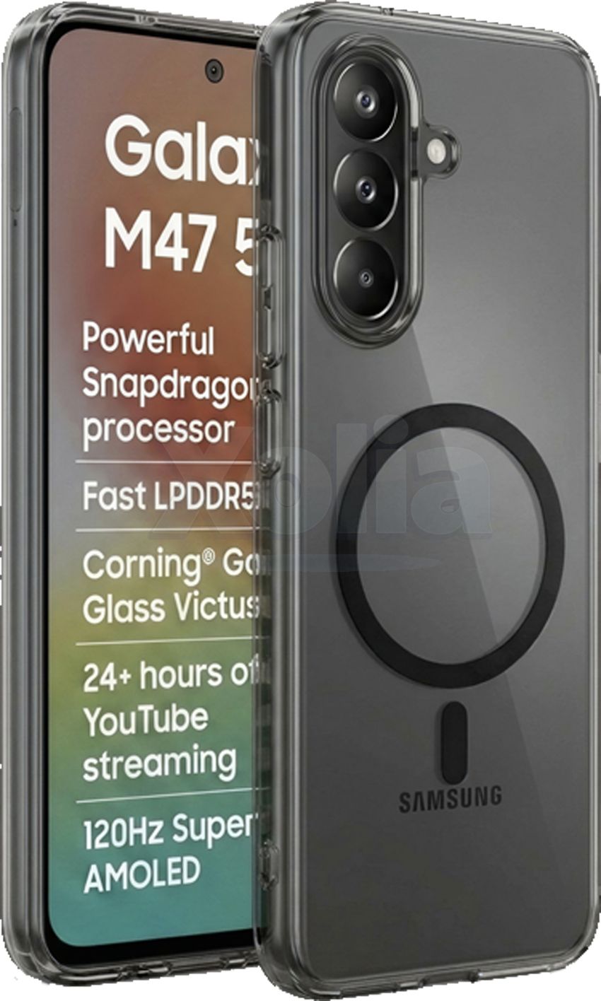 Xolia Anti Yellow Back Cover for Samsung Galaxy M47 5G (Black, Anti-Yellow, Polycarbonate, Pack of: 1)