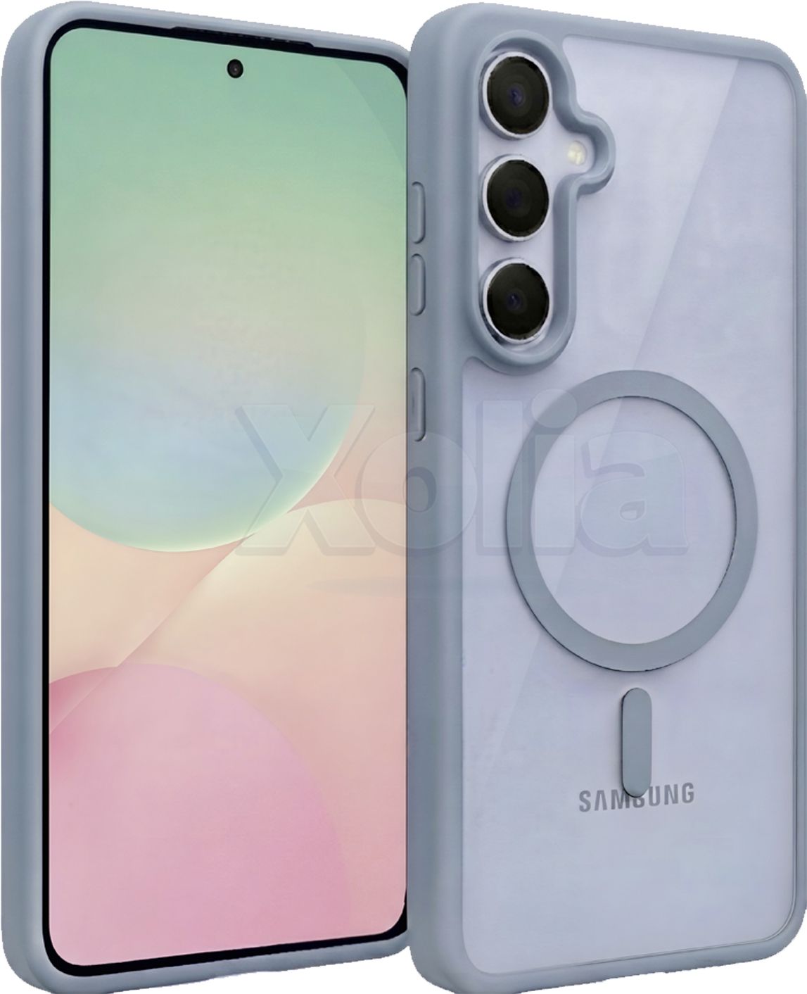 Xolia Back Cover for Samsung Galaxy A56 5G (Grey, Shock Proof, Polycarbonate, Silicon, Pack of: 1)