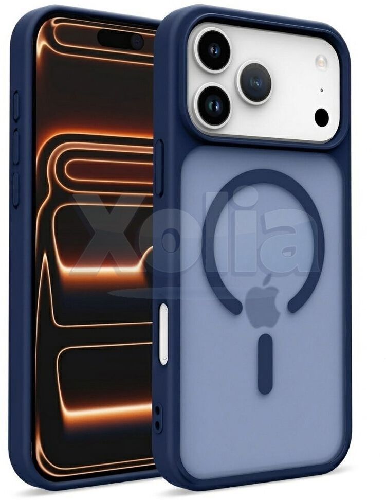 Xolia Back Cover for Apple iPhone 17 Pro (Blue, Shock Proof, Polycarbonate, Silicon, Pack of: 1)