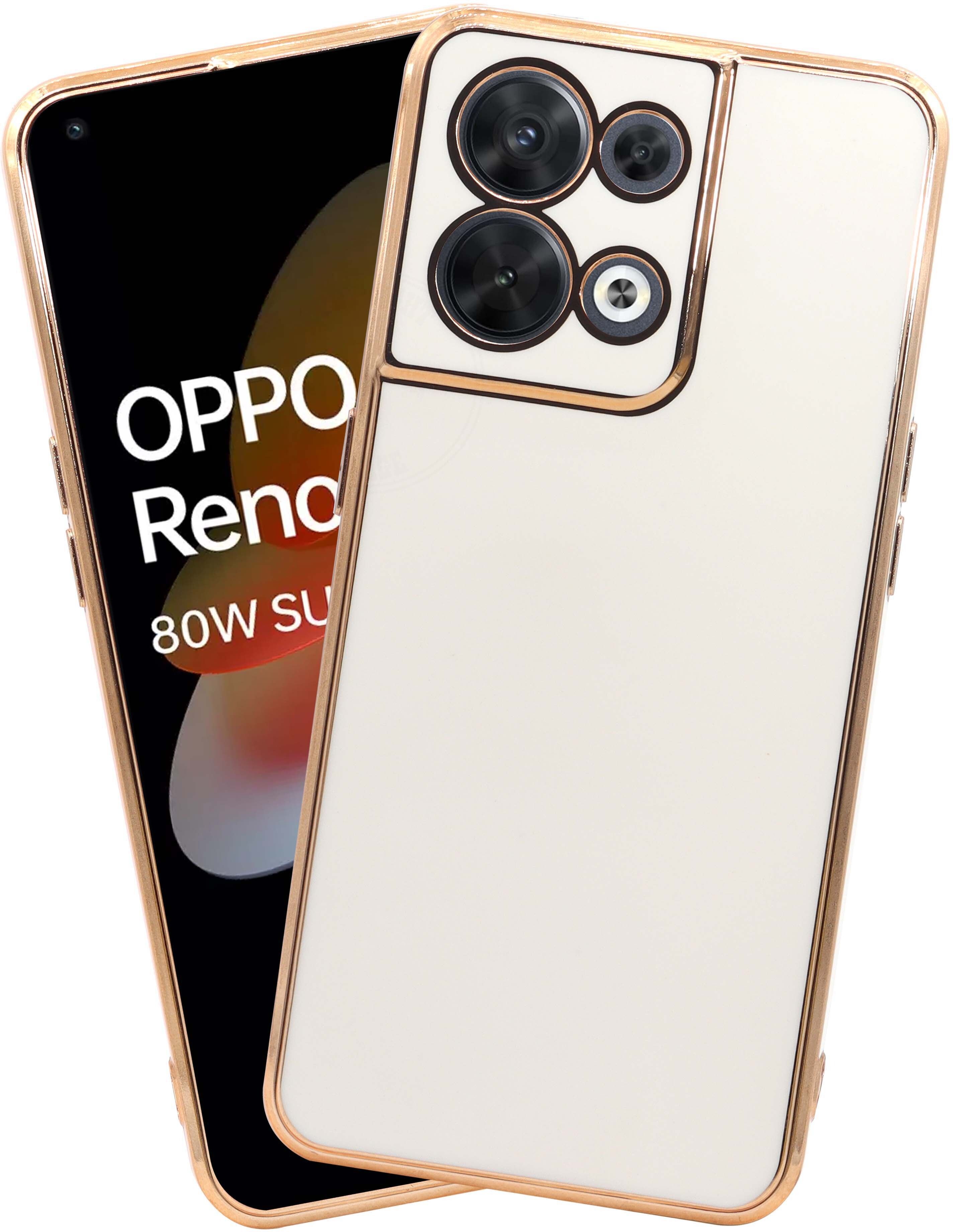 Oppo Reno 8 - 6D Chrome Mobile Back Cover