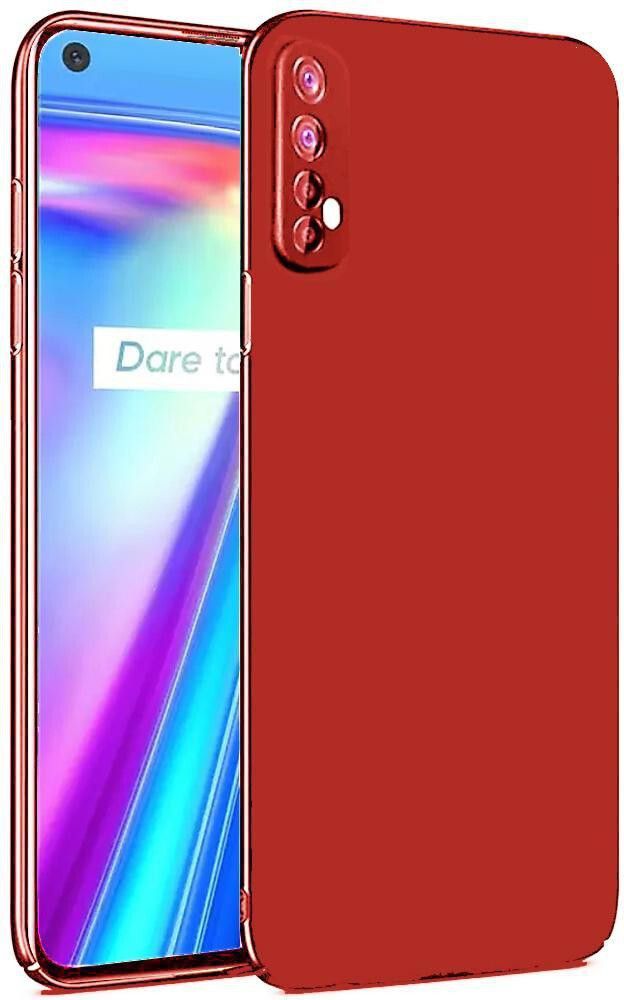 Micvir Back Cover for Realme Narzo 20 Pro, Realme 7 (Red, Polycarbonate, Pack of: 1)