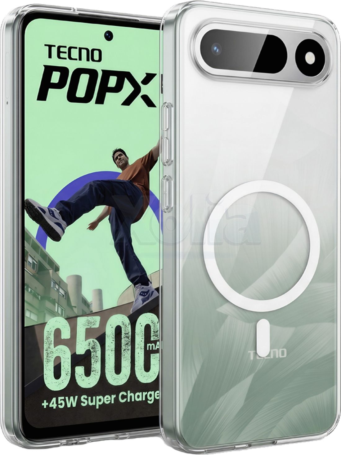 Xolia Back Cover for Tecno POP X 5G (Transparent, Shock Proof, Polycarbonate, Pack of: 1)