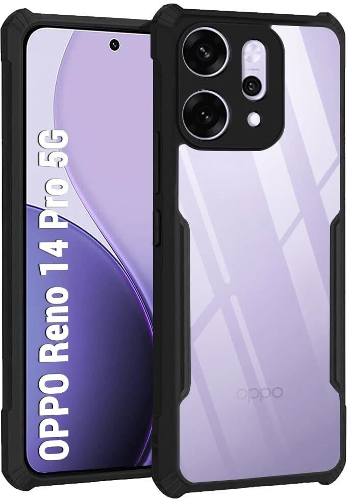 Black Border - Transparent Back iPaky Mobile Back Cover Case