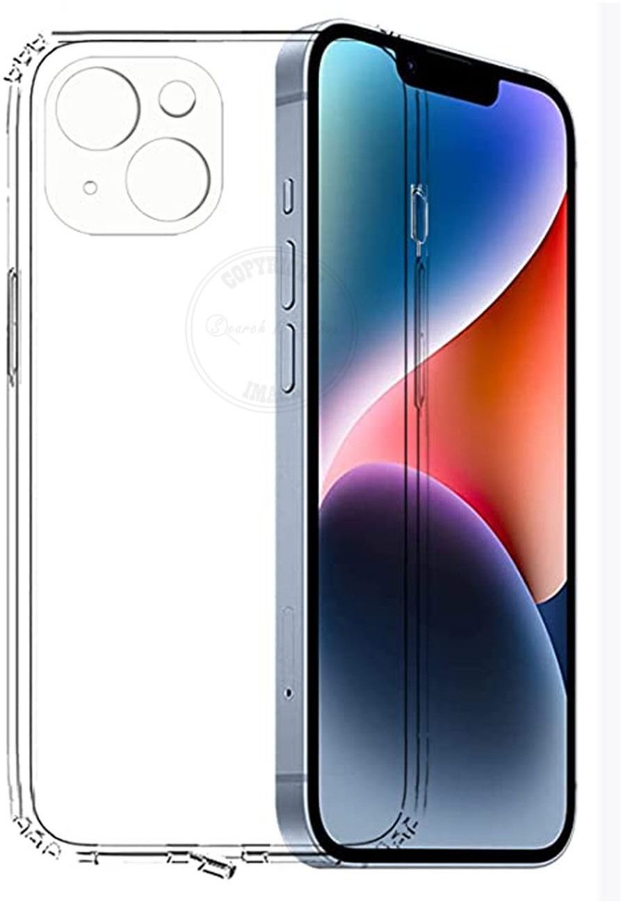 iPhone 14 Plus - Transparent Transparent Soft 2MM Back Cover