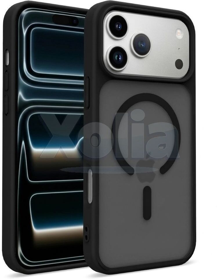 Xolia Back Cover for Apple iPhone 17 Pro (Black, Shock Proof, Polycarbonate, Silicon, Pack of: 1)