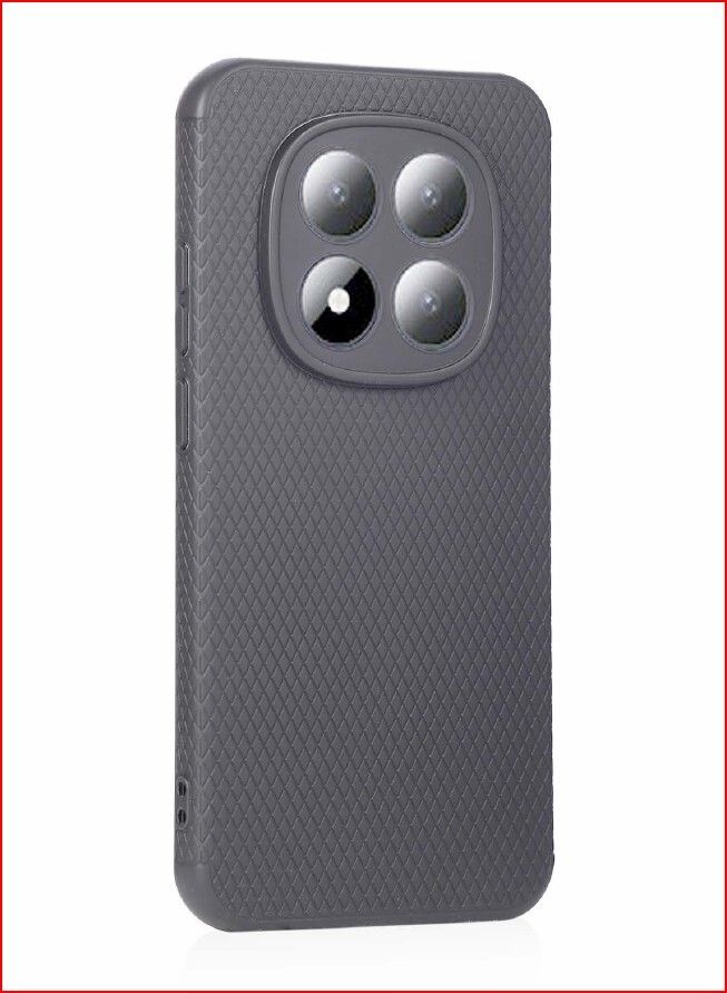 Mi Redmi Note 15 Pro 5G - Grey antibrust Case