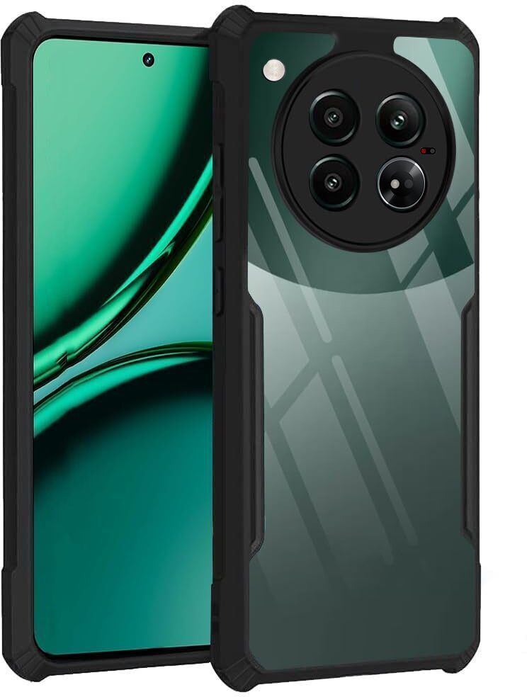 Micvir Back Cover for Infinix Zero 40 5G (Transparent, Black, Shock Proof, Polycarbonate, Pack of: 1)