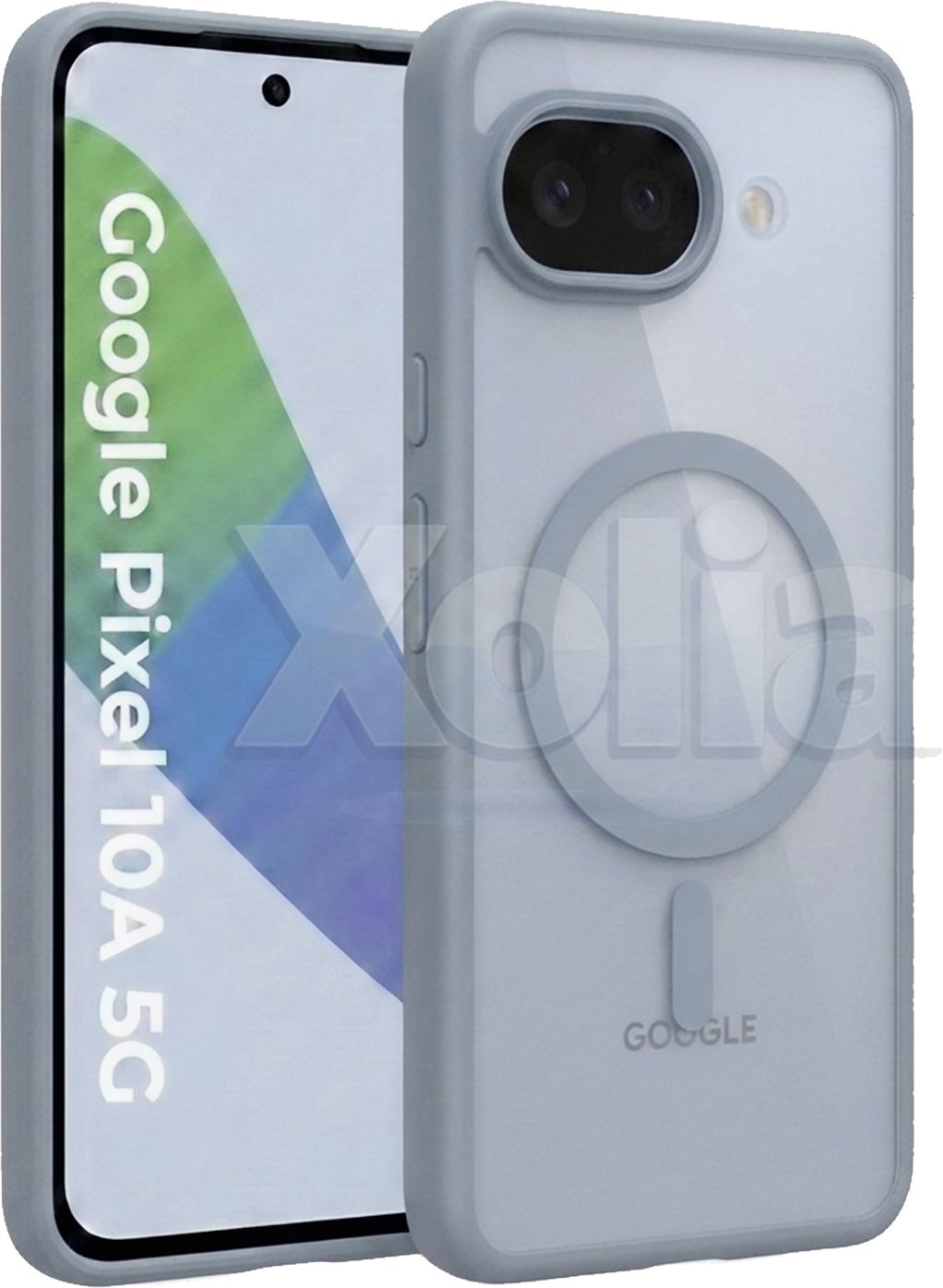 Xolia Back Cover for Google Pixel 10A (Grey, Shock Proof, Polycarbonate, Silicon, Pack of: 1)