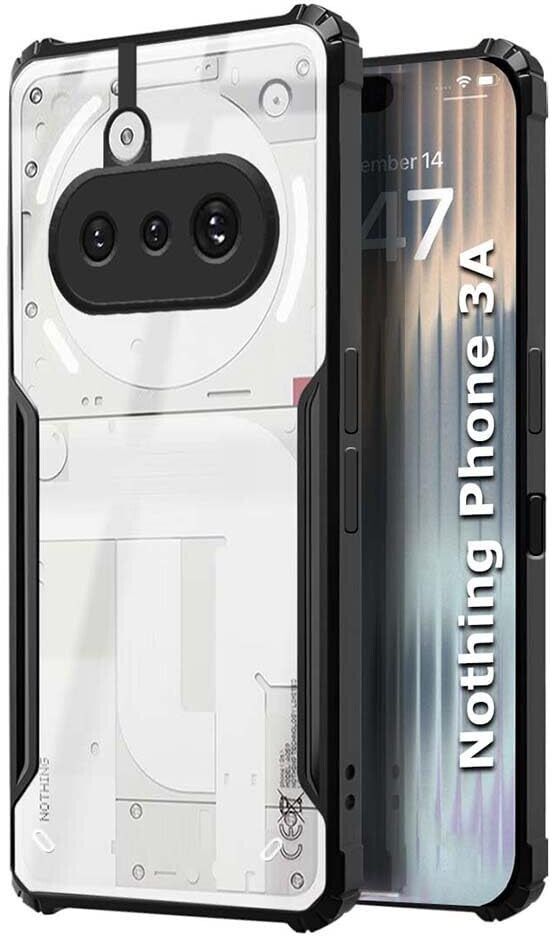 Black Border - Transparent Back iPaky Mobile Back Cover Case