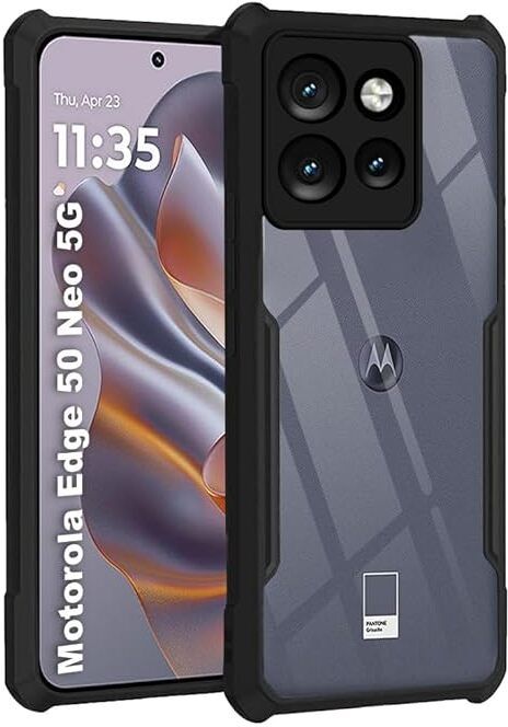 Black Border - Transparent Back iPaky Mobile Back Cover Case